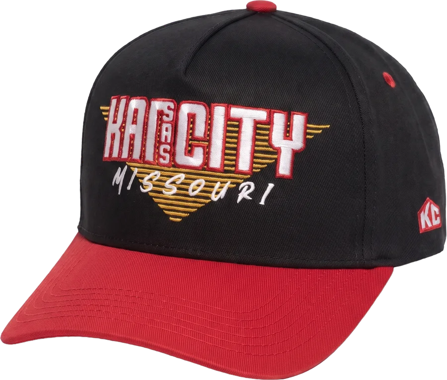 KanCity Missouri hat, three-quarter view