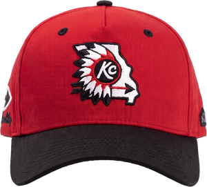 KC Headdress in Red / Black
