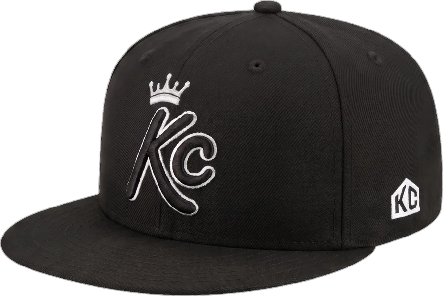 Crown Kc Fitted hat, three-quarter view